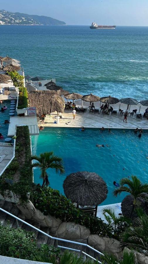 Hotel Torres Gemelas Vista Al Mar A Pie De Playa Acapulco Luaran gambar
